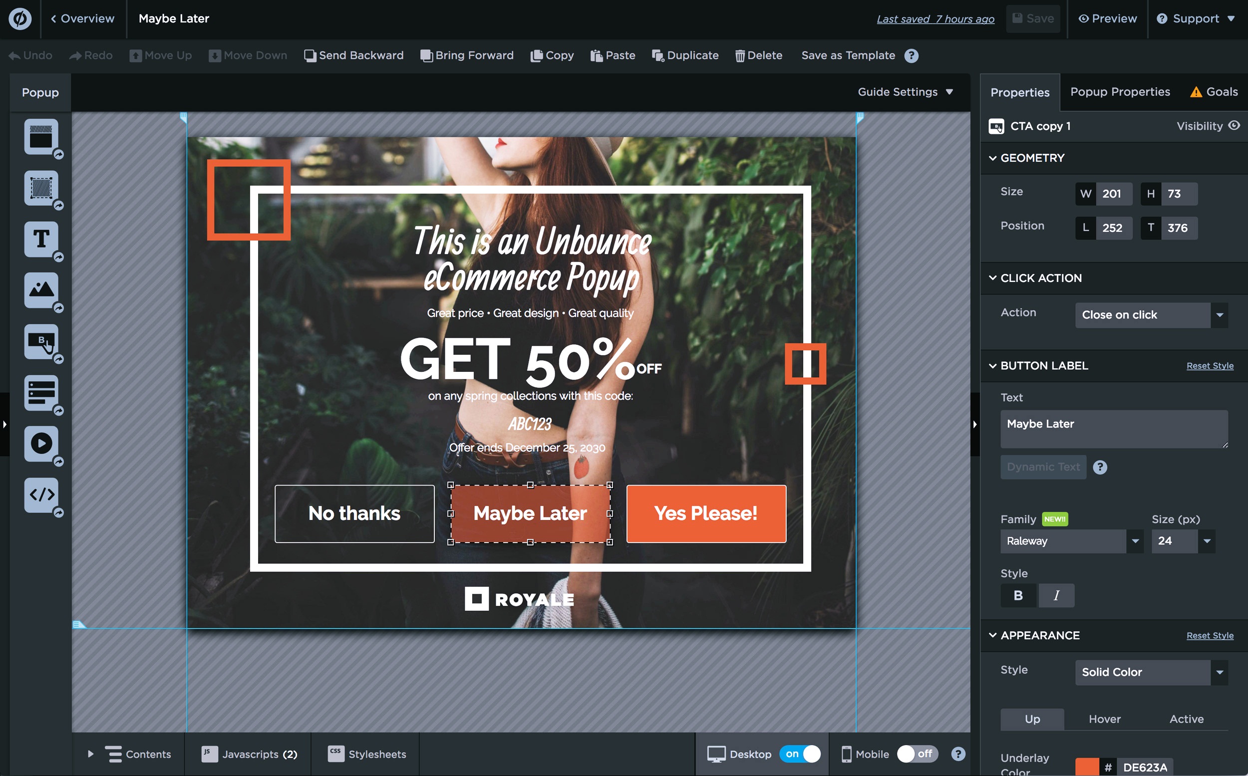 unbounce coupon code